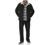 Levi's Men's Sherpa Lined Trucker Jacket (Regular & Big & Tall Sizes) Denim, Olive Corduroy, XXL