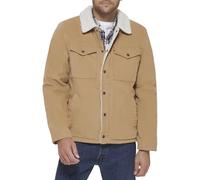 Levi's Men's Sherpa Lined Trucker Jacket (Regular & Big & Tall Sizes) Denim, Tan Corduroy, XXL