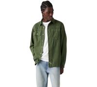 Levi's Men's Shirt Auburn Worker with Pointed Collar, Relaxed Fit, Green (Erick Kombu Green Ga), XS