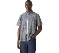 Levi's Men's Shirt Short Sleeve, Relaxed Fit, Blue (Kesey Plaid Vintage), M