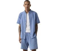 Levi's Men's Shirt Short Sleeve, Relaxed Fit, Blue (Sunshine Indigo Dobb), L