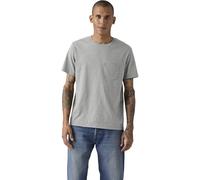 Levi's Men's Short Sleeve Classic Pocket Tee T-Shirt, Mid Tone Grey Heathe, L