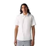 Levi's Men's Shortsleeve Battery Housemark Slim Shirt, Bright White, XXL