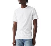Levi's Men's Slim 2-pack Crewneck Tee, White + White, L