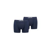 LEVIS Men's Solid Basic Boxer Brief Boxer Briefs, Navy,