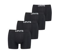 LEVIS Men's Solid Basic Boxer Briefs, Black, S, black, XXL