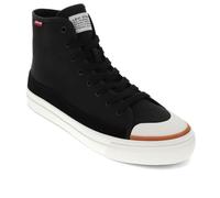 Levi's Men's Square Hi Sneaker, Black, 11 UK