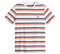 Levi's Men's Ss Original Housemark Tee T-Shirt, Andres Stripe Bright White, XS