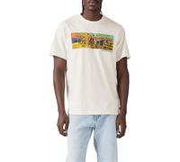 Levi's Men's SS Relaxed Fit Tee T-Shirt, Archival Rodeo Egret, XL