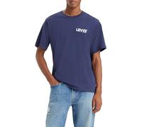 Levi's Men's Ss Relaxed Fit Tee T-Shirt, Headline Logo Nava, M