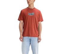 Levi's Men's Ss Relaxed Fit Tee T-Shirt, Holiday Poster Chili, S