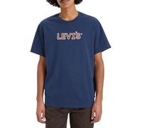 Levi's Men's SS Relaxed Fit Tee T-Shirt, Padded Hl Logo Dress Blues, XL