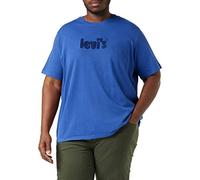 Levi's Men's Ss Relaxed Fit Tee T-Shirt, Poster Logo Gd Surf Blue, L