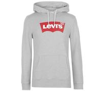 Levi's Men's Standard Graphic Sweatshirt Hoodie, Logo Two Color Heather Gray, XS