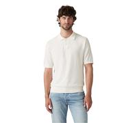 Levi's Men's Sweater Cotton Linen Knit Polo Bright White Cotton Linen White XL