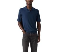 Levi's Men's Sweater Knit Polo Dress Blues Cotton Linen Blue M