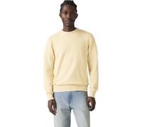 Levi's Men's Sweatshirt Lightweight Housemark with Stretch, Crew Neck, Yellow (Rutabaga), L