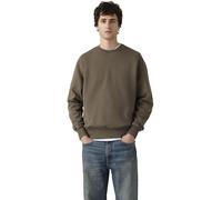 Levi's Men's Sweatshirt with Crew Neck, Relaxed Fit, Brown (Garment Dye H225 Mai), S