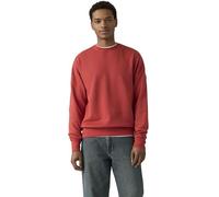 Levi's Men's Sweatshirt with Crew Neck, Relaxed Fit, Red (Garment Dye Jalapeno), S