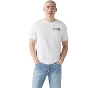 Levi's Men's T-Shirt Graphic Crew Neck Tee in Cotton with Print, White (Brin Music Inspired), L
