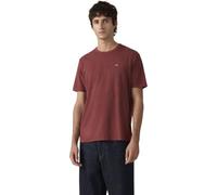 Levi's Men's T-Shirt Original in Cotton with Crew Neck, Red (Garment Dye Oxblood), M
