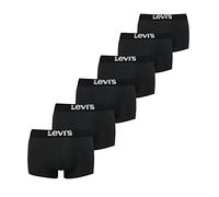 LEVIS Men's Trunk, Black, M (Pack of 6)