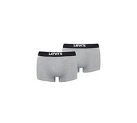 LEVIS Men's Trunk, Middle Grey Melange, L (Pack of 2)