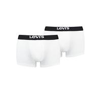 LEVIS Men's Trunk, White/Black, L (Pack of 2)