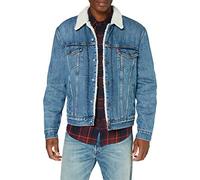 Levi's Men's Type 3 Sherpa Trucker Denim Jacket, Fable, L