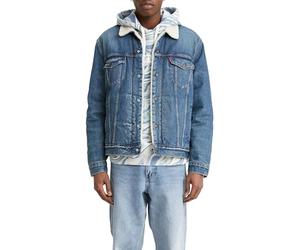 Levi's Men's Type 3 Sherpa Trucker Denim Jacket, Fable, M