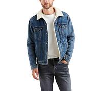 Levi's Men's Type 3 Sherpa Trucker Denim Jacket, Fable, XS