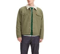 Levis Mens Type Iii Sherpa Jacket, cougar canvas, XX-Large