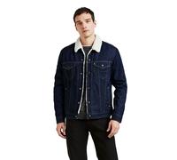 Levis Mens Type III Sherpa Trucker Jacket - Navy - S - Navy