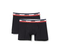 Levi's Men's Underwear-Boxer Shorts-SPRTSWR Logo (2-Pack), Black/Grey Melange, Large (Pack of 2)