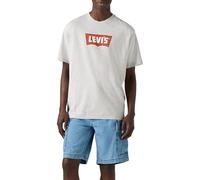 Levi's Men's Vintage Batwing Graphic Tee T-Shirt, BW Logo Light Heathe, XXL
