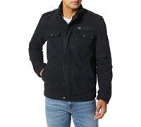 Levi's Men's Washed Cotton Military Jacket (Regular & Big & Tall Sizes) Lightweight, Navy Unfilled, XL