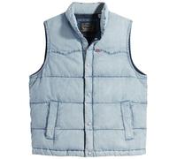 Levis Men's Western Puff Gilet S Blue