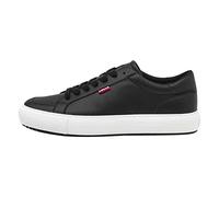 Levi's Men's Woodward Rugged Low Sneakers, Regular Black, 8 UK