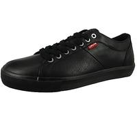Levi's Men's Woodward Sneakers, Brilliant Black, 9 UK