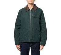 Levi's Men's Workwear Cotton Canvas Corduroy Collar Depot Jacket, Green Gables Quilt Lined, XXL