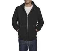 Levi's Men's Workwear Cotton Canvas Hoody Bomber Jacket (Regular & Big & Tall Sizes), Black Lightweight, S