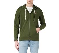 Levi's Men's Zip Up Mossy Green Sweatshirt, Greens, S