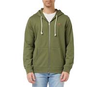 Levi's Men's Zip Up Non-Graphic Sweatshirt, Burnt Olive, S