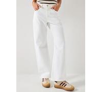 Levi's Middy Loose Boot Cut Jeans, White, Size 32, Inside Leg 31, Women White