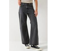 Levi's Middy Loose Boot Jeans, Black, Size 31, Inside Leg 31, Women Black