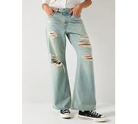 Levi's Middy Loose Boot Jeans, Blue, Size 29, Inside Leg 31, Women Blue