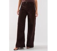 Levi's Middy Wide Leg Jeans, Brown, Size 31, Inside Leg 30, Women Brown
