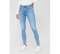 Levi's Mile High Super Skinny Jean, Blue, Size 26, Inside Leg 32, Women Blue