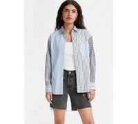 Levi's Nola Stripe Oversized Blouse Blue Stripe