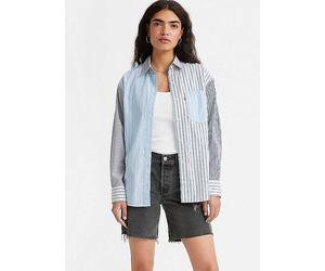 Levi's Nola Stripe Oversized Blouse Blue Stripe